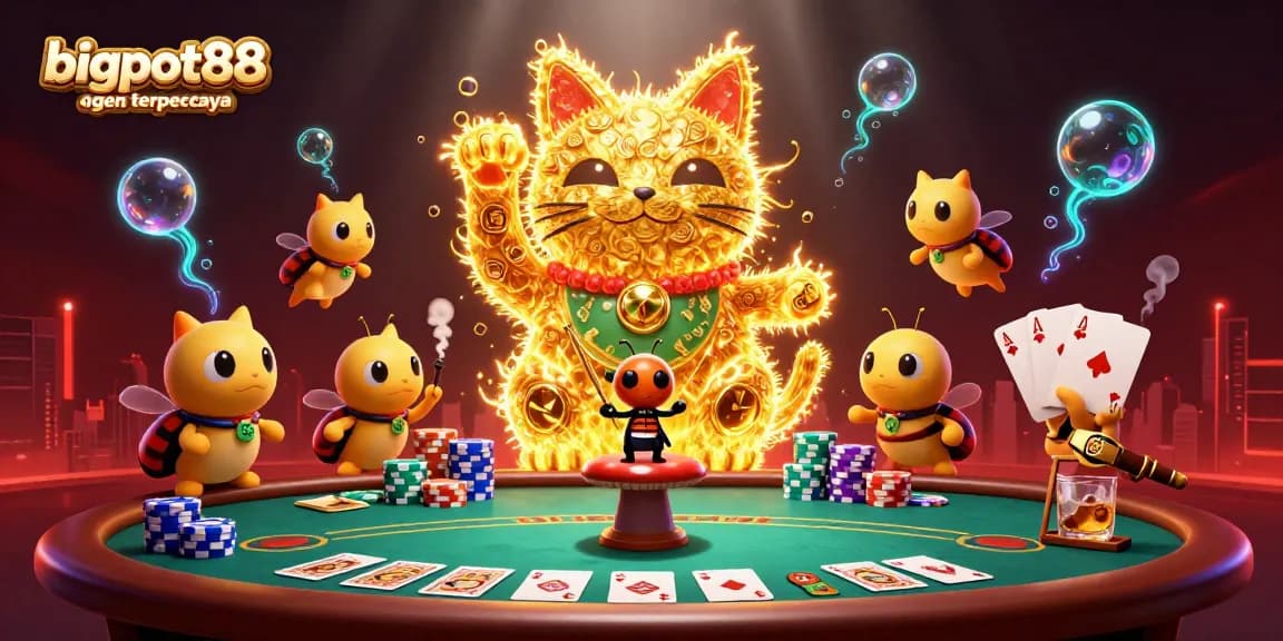 Join the fun with bigpot88 agen terpercaya for a seamless gaming experience in this vibrant casino scene.