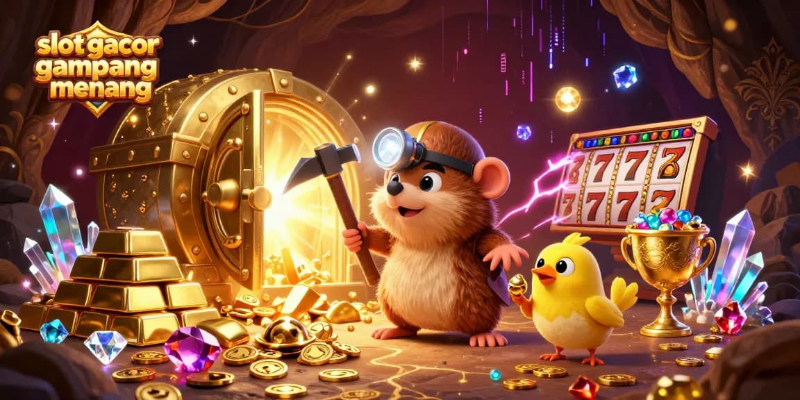 Menangkan permainan slot gacor gampang menang dengan petualangan penggali harta dan burung canary yang penuh cahaya.