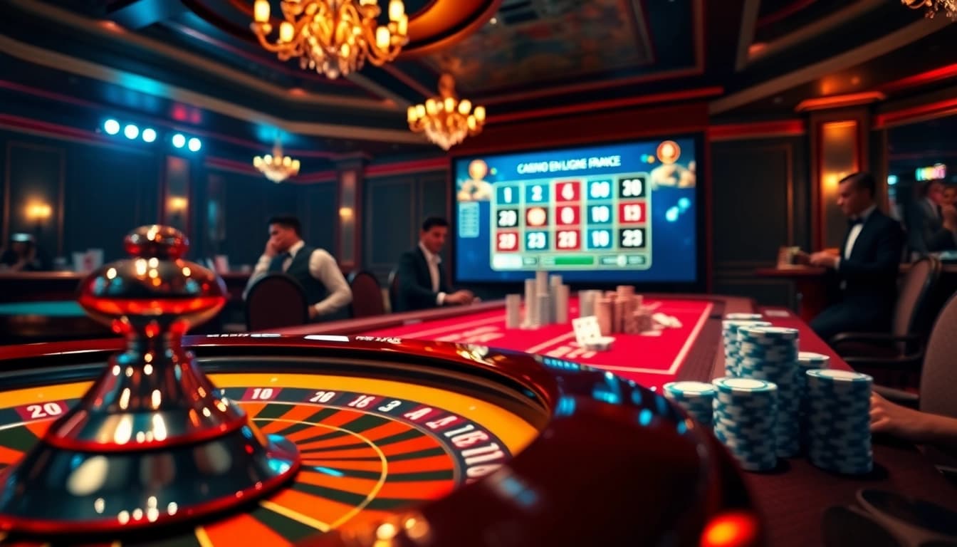 Vivez l'excitation du casino en ligne France avec une configuration de roulette et de poker dynamique.