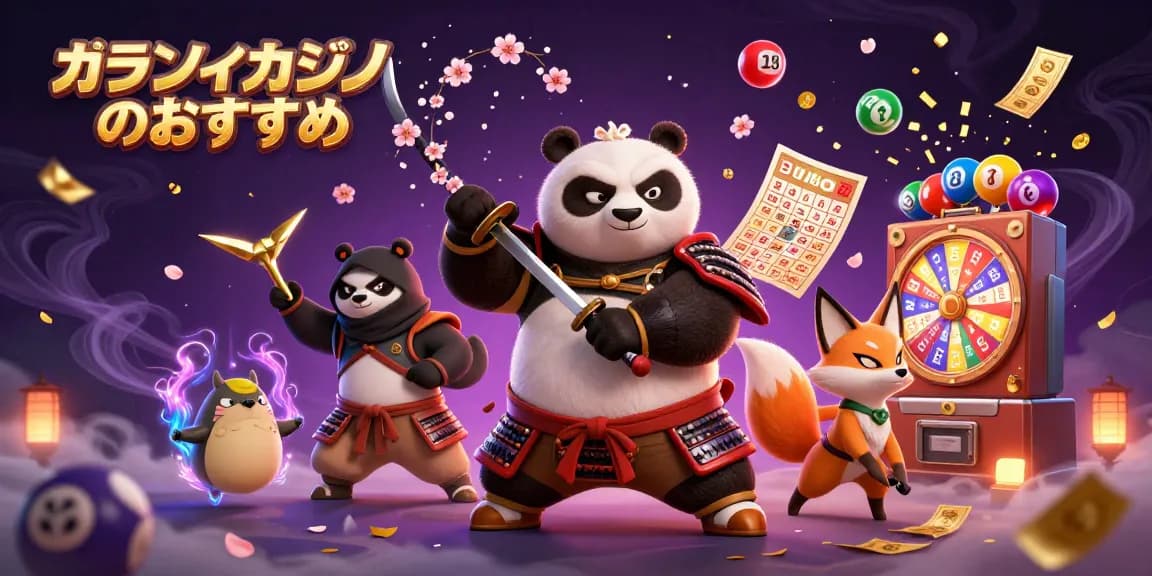 オンラインカジノのおすすめを体験する3Dキャラクターたちがスリリングな場面を演出