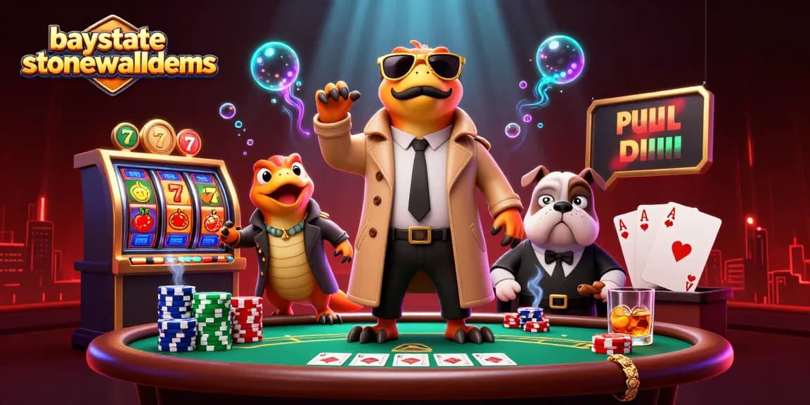 Rasakan keseruan judi di baystatestonewalldems dengan raptor dalam jas melawan bouncer di kasino VIP.
