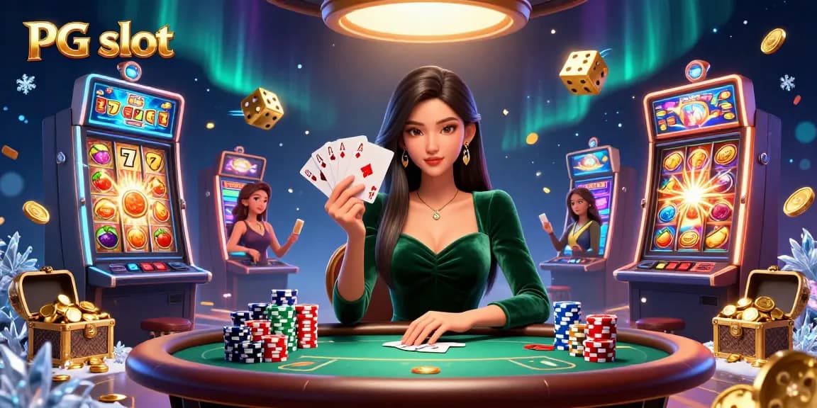 Engage in the thrilling PG slot experience with vibrant 3D casino visuals and a captivating atmosphere.