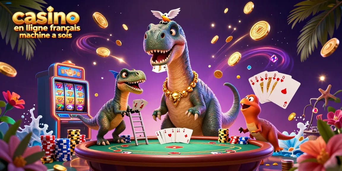 Gagnez des jackpots avec le casino en ligne francais machine à sous au cœur d'une scène dynamique et vibrante.