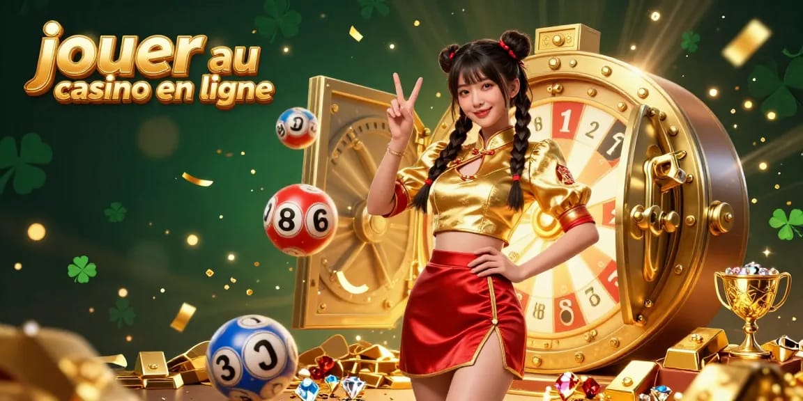 Interagissez avec des éléments vibrants tout en jouant au casino en ligne avec une illustration virtuelle époustouflante débordant de trésors.