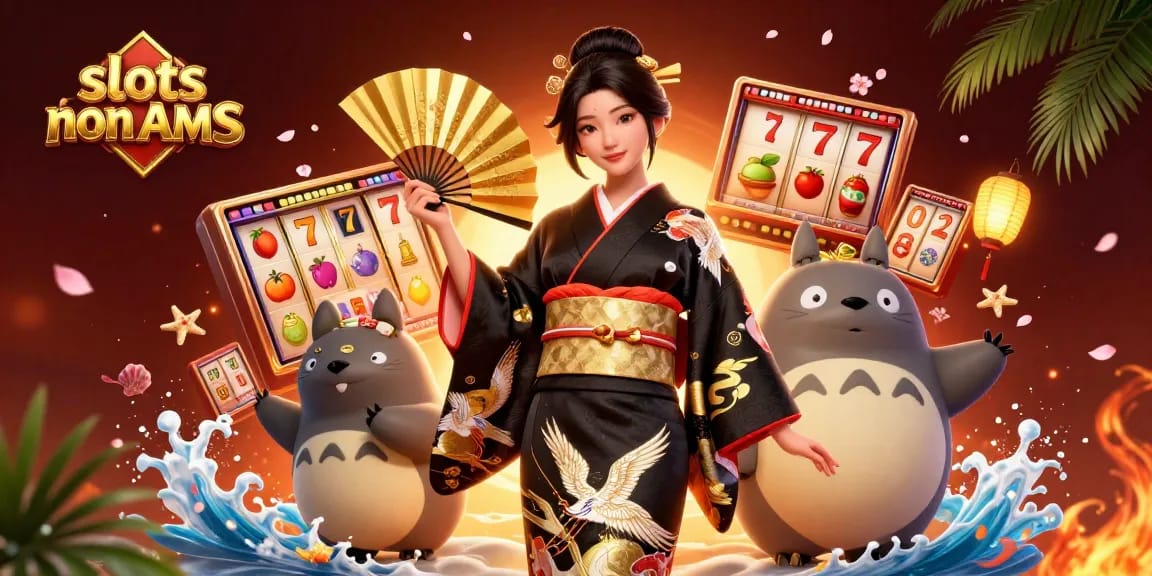 Vivi l'emozione delle slots non AAMS con jackpot vibranti e un gameplay dinamico in questa illustrazione animata.