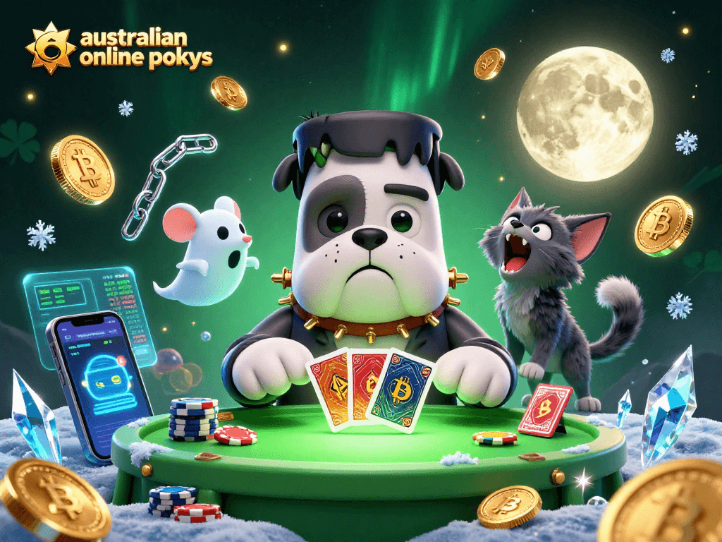 Experience excitement with australian online pokies featuring unique characters and vibrant gaming elements.
