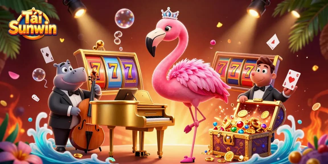Tải Sunwin and experience exhilarating casino games with unique characters in vibrant 3D art.