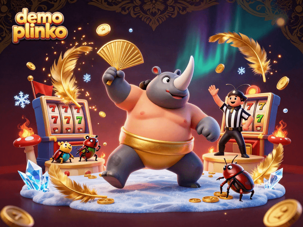 Experience demo plinko excitement with vibrant characters and dynamic casino elements.
