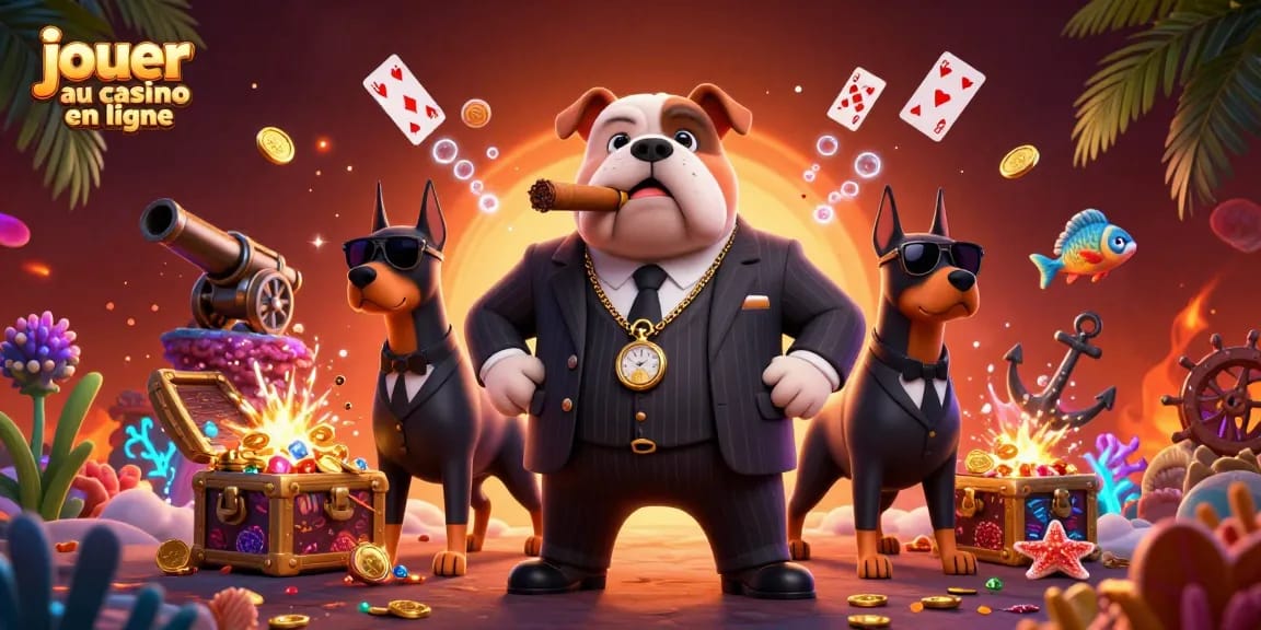 Jouez à des jeux passionnants et gagnez au jouer au casino en ligne avec des personnages amusants et des éléments de casino vibrants.