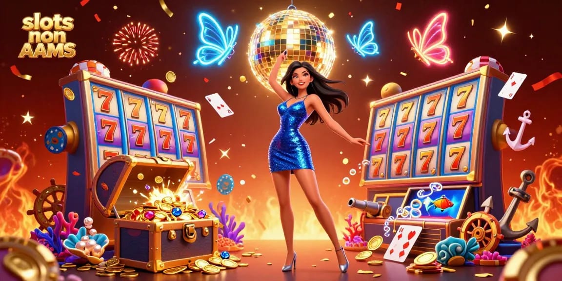 Partecipa a un entusiasmante gameplay di slot non AAMS con design vibranti ed elementi di casinò emozionanti.