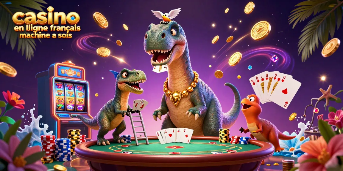 Gagnez des jackpots avec le casino en ligne francais machine à sous au cœur d'une scène dynamique et vibrante.