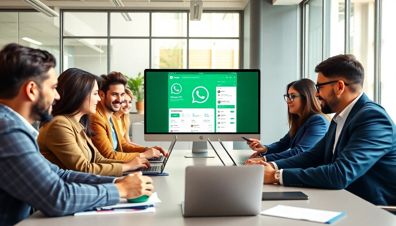 Implementing WhatsApp Smart CRM solutions in a collaborative business environment.