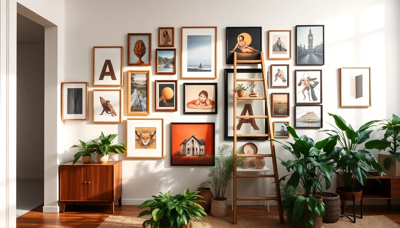 Elevate your decor with picture hanging techniques for a stunning gallery wall.