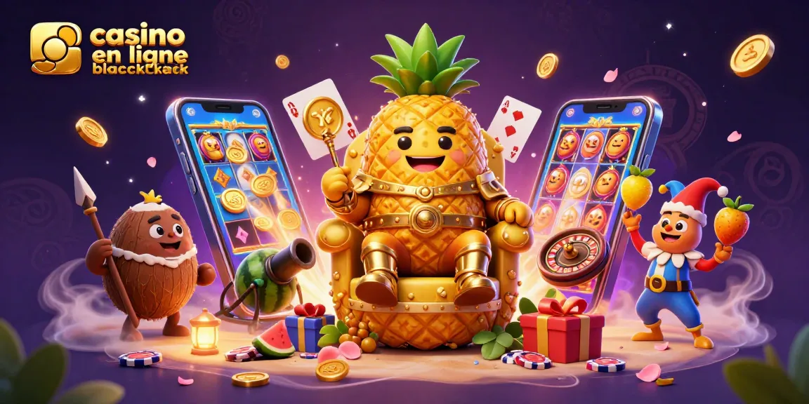 Jouez au casino en ligne blackjack avec des personnages animés dans une scène de casino dynamique.