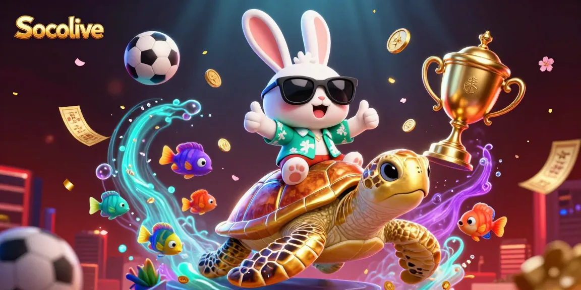 Socolive enhances your betting experience with dynamic football-themed visuals and engaging action elements.