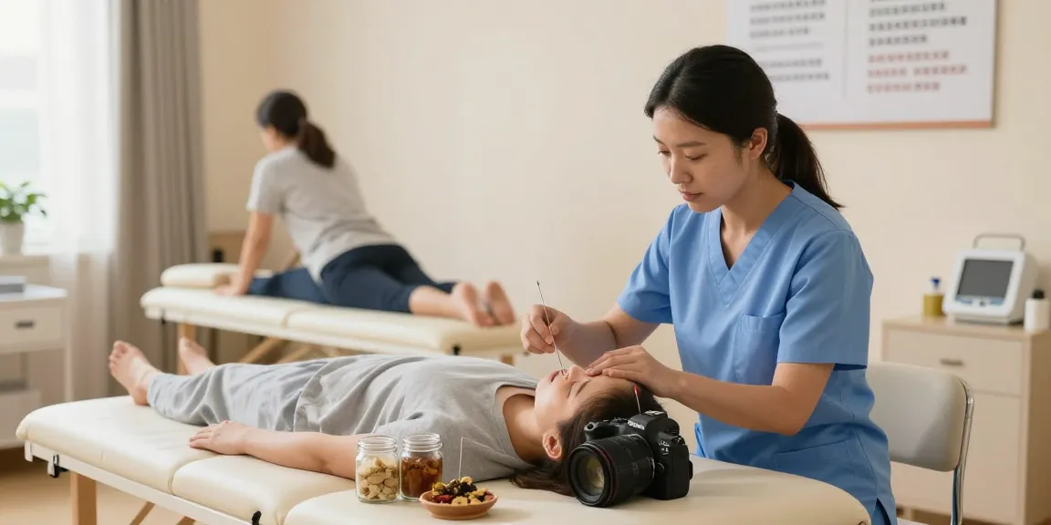 Therapeutic session at 수원교통사고한의원 showcasing patient care and traditional healing.