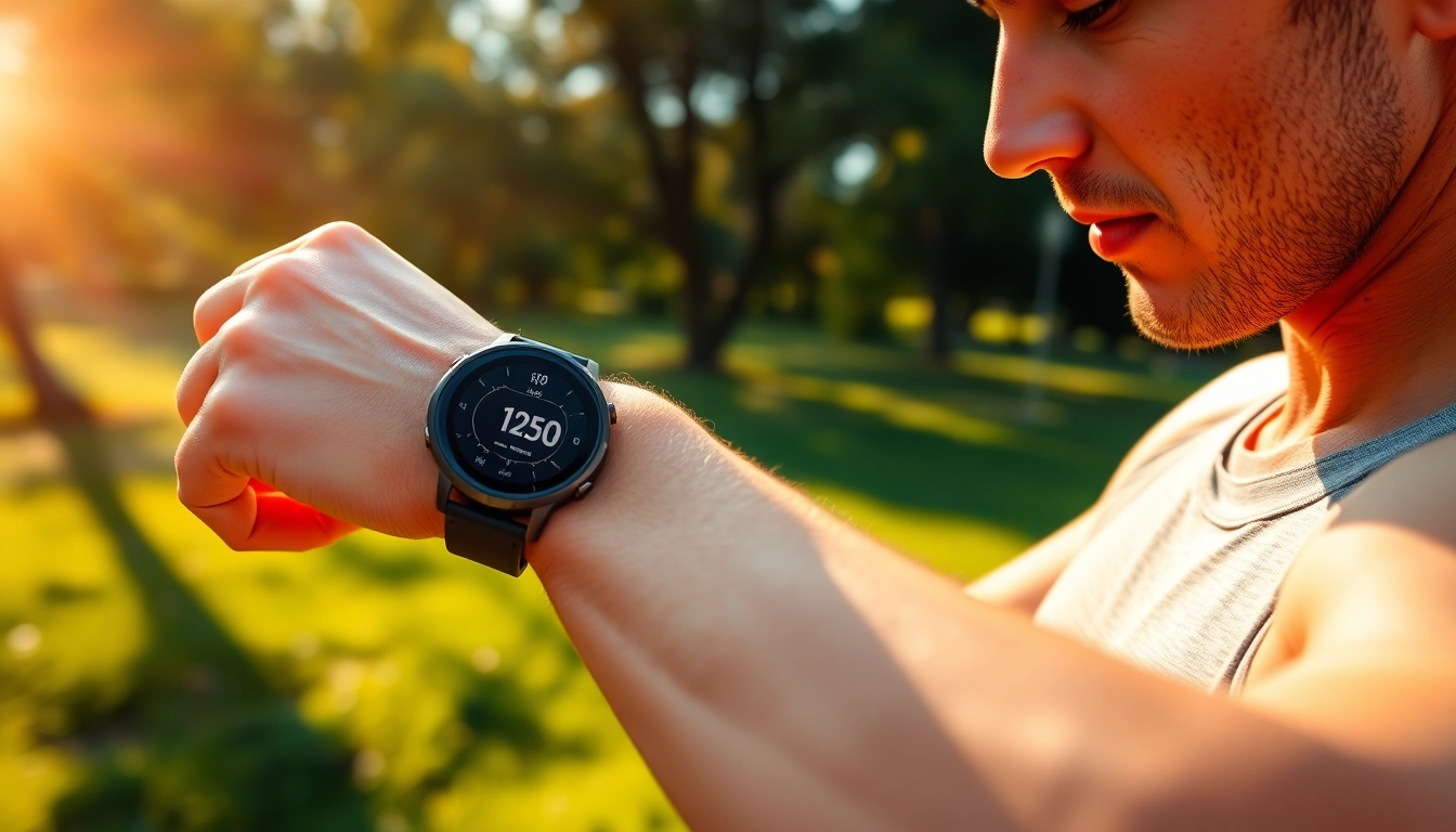 Get fit with the Pulse Smart Watch, perfect for tracking health metrics outdoors.