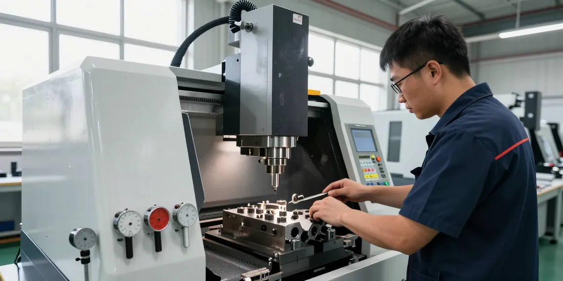 Precision CNC machining supplier working with advanced CNC machinery in a modern facility.