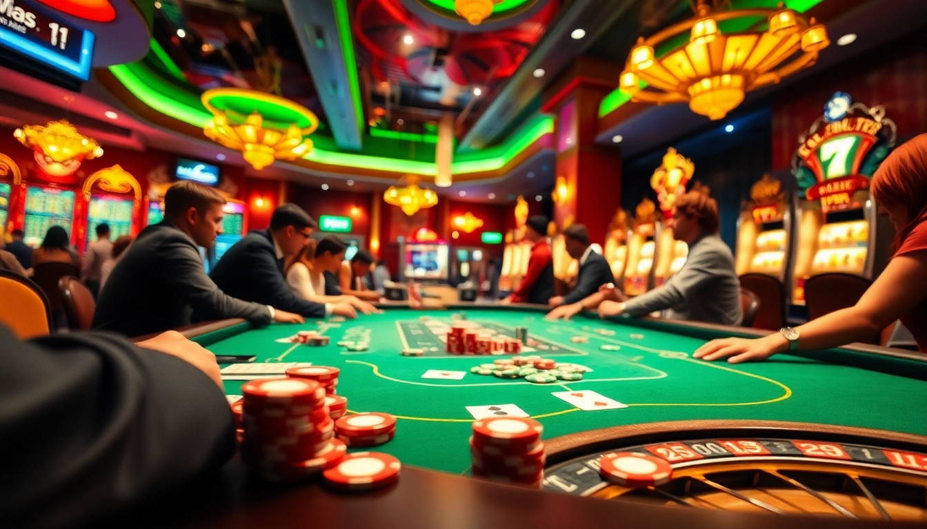 Explore the thrilling world of poker with players at a casino table featuring https://xx88.boats/ for digital betting.