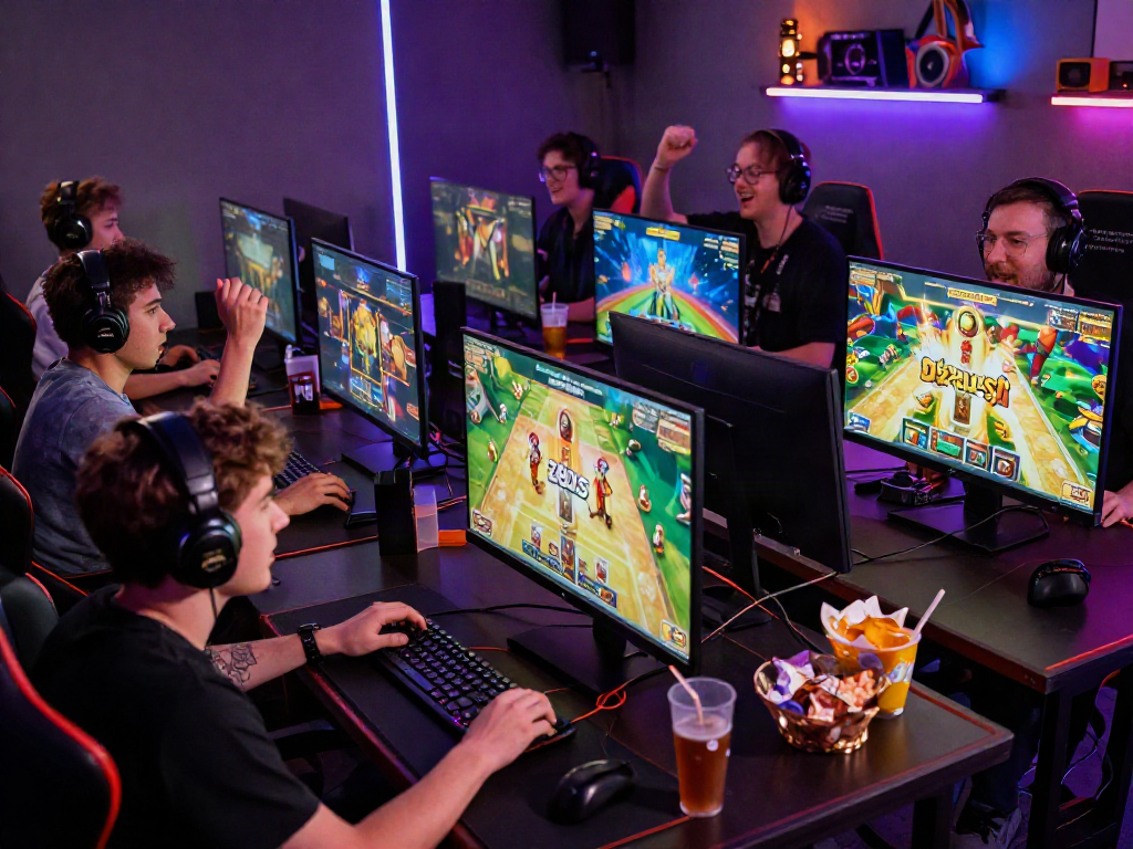Pengalaman seru bermain slot zeus dalam suasana gaming yang meriah.