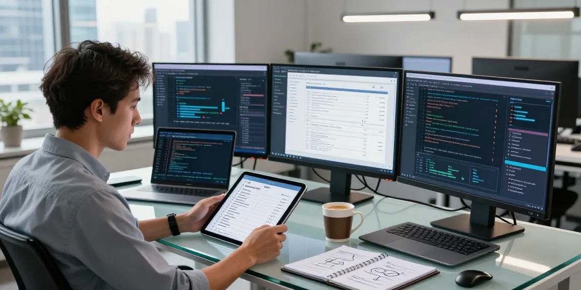 Analyze digital receipts with AI technology to detect fake receipt discrepancies in a modern office.