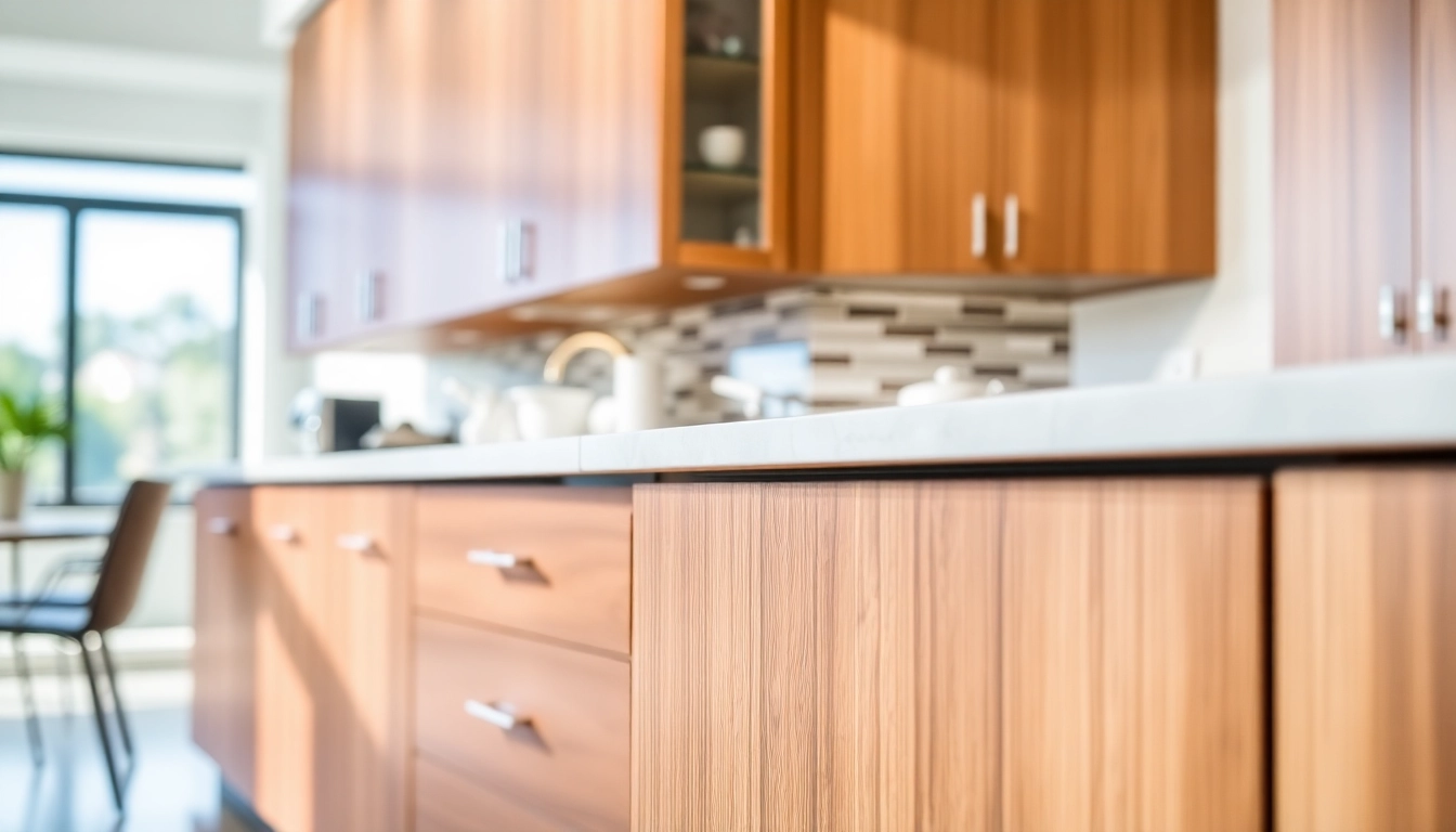 Revitalize your space with Cabinet Refacing Saint Petersburg FL showcasing modern, sleek cabinetry.