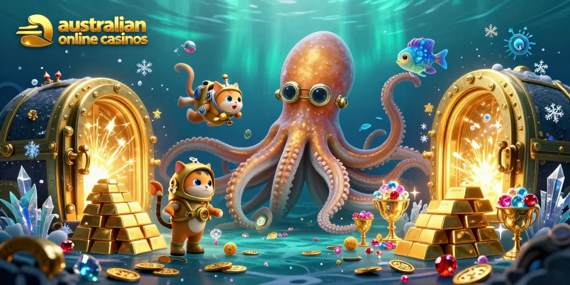 Engage in thrilling gameplay at australian online casinos with glowing treasures and captivating characters.