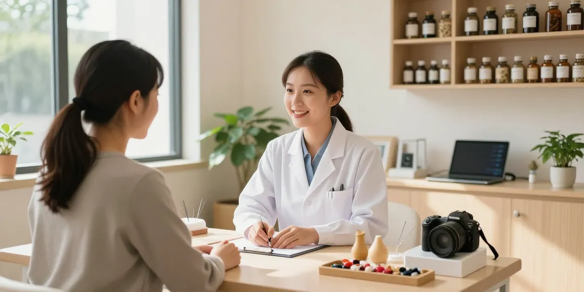 Holistic consultation at 영통한의원 showcasing expert care and comfort.