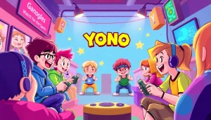 Discover exciting Yono games that showcase vibrant characters and engaging gameplay in a dynamic setting.