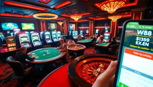Engage in thrilling gameplay at the W88 casino, connecting players through exciting betting action.