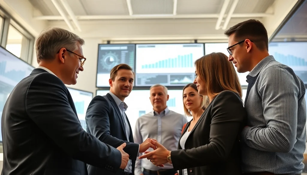 Enhance results in Strategy Capture Management with a collaborative team in a modern office.