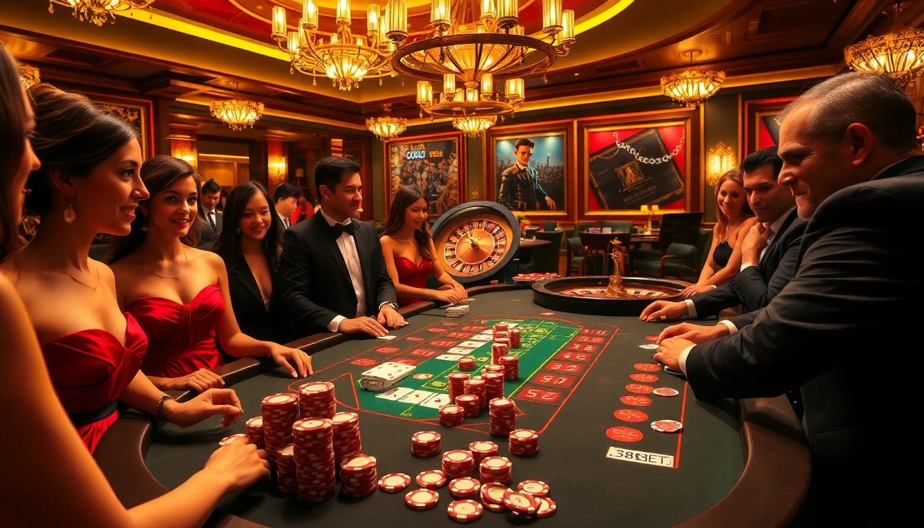 Players at the 388bet poker table strategizing during an exciting game night.
