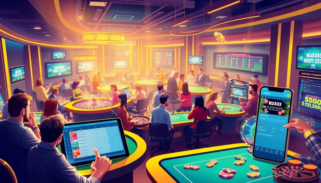 Trải nghiệm cá cược trực tuyến đầy hứng khởi trên Ku3933 web với các trò casino sống động và giao diện kỹ thuật số hấp dẫn.