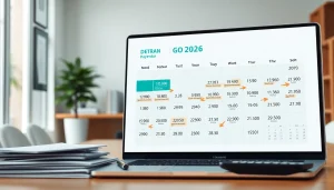 IPVA GO 2026 calendar with payment dates displayed clearly in a professional setting.