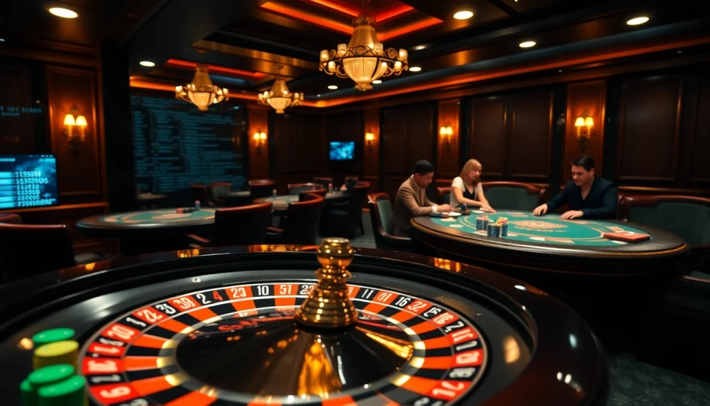 Experience thrilling bets at the hidden wiki onion casino with vibrant roulette and poker tables.