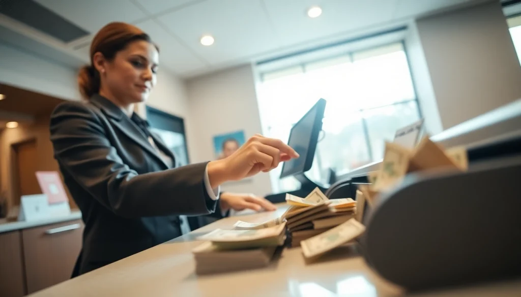 Mengelola deposit 1k dengan aman di bank oleh teller profesional.