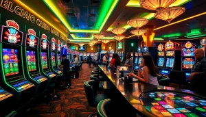 Pinco Casino oyunlari oynamag üçün canlı kazino mühiti və şən oyunçular.