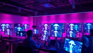 Innovative workspace showcasing NSFW AI image generation technology