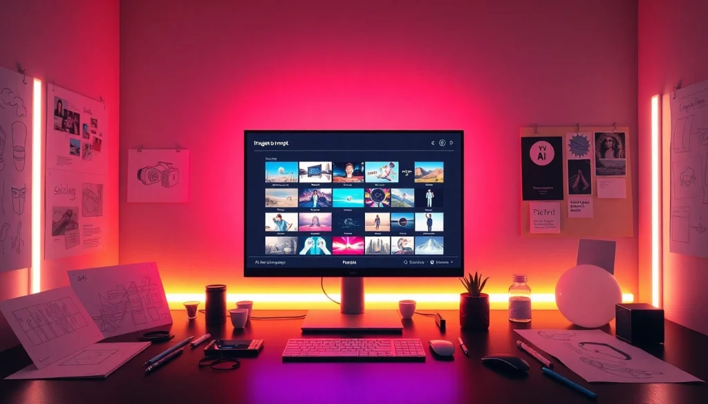 Generate prompts effortlessly with our image to prompt ai tool in a modern workspace.